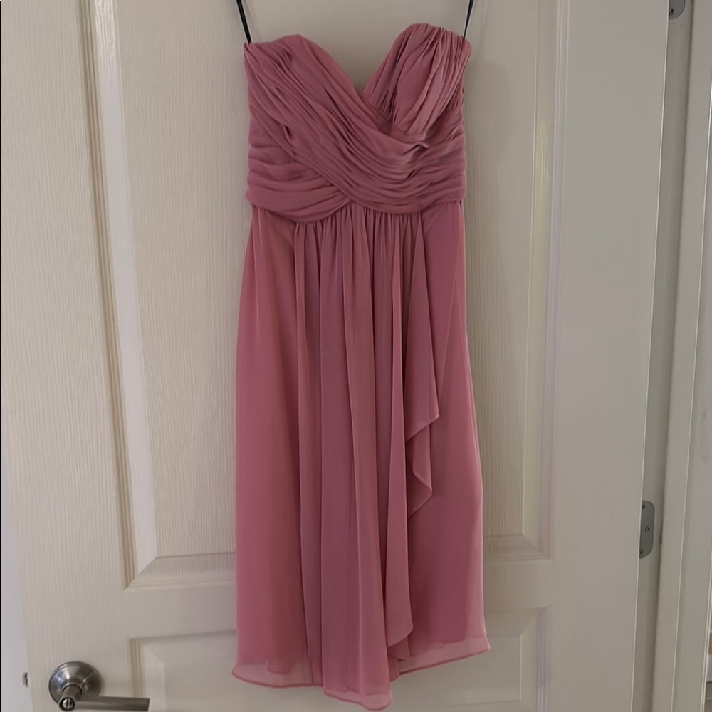 After Six- Elegant Pink Strapless Dress- size 0